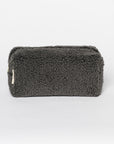 TEDDY POUCH BAG DARK GREY