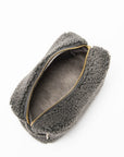 TEDDY POUCH BAG DARK GREY