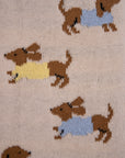 KNIT BLANKET DACHSHUND