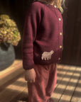BEAR MERINO WOOL CARDIGAN