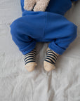 ORGANIC RIB LEGGINGS BLUE