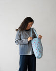 MOM BAG DENIM HEARTS