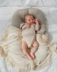 POINTELLE KNIT ROMPER