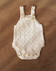 POINTELLE KNIT ROMPER