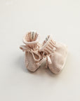 BABY KNIT SHOES WARM BISQUE