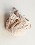 BABY KNIT SHOES WARM BISQUE