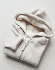 FLEECE JACKET BEIGE MELANGE