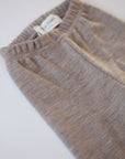 PURE WOOL LEGGINGS BEIGE MELANGE