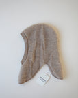 MERINO WOOLFLEECE BALACLAVA BEIGE MELANGE