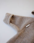 MERINO WOOLFLEECE OVERALL BEIGE MELANGE