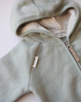 ORGANIC FLEECE JACKET SAGE