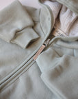 ORGANIC FLEECE JACKET SAGE