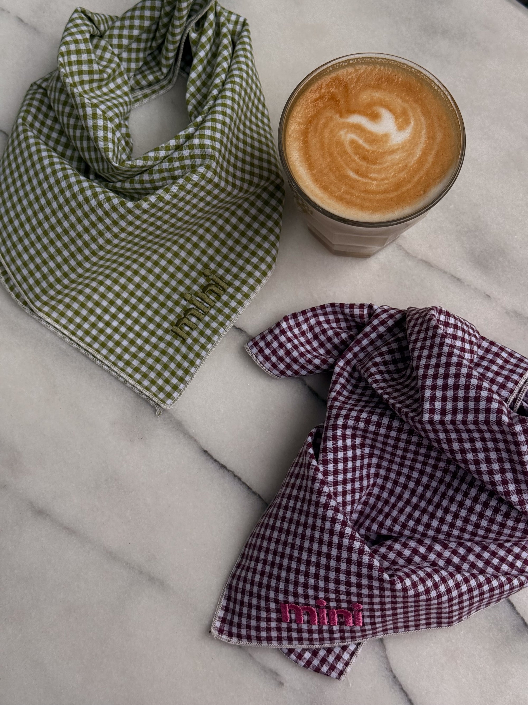 BANDANA SCARF MINI CHECKED