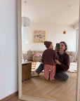 MOM CHUNKY KNIT PULLI BAKED BROWNIE