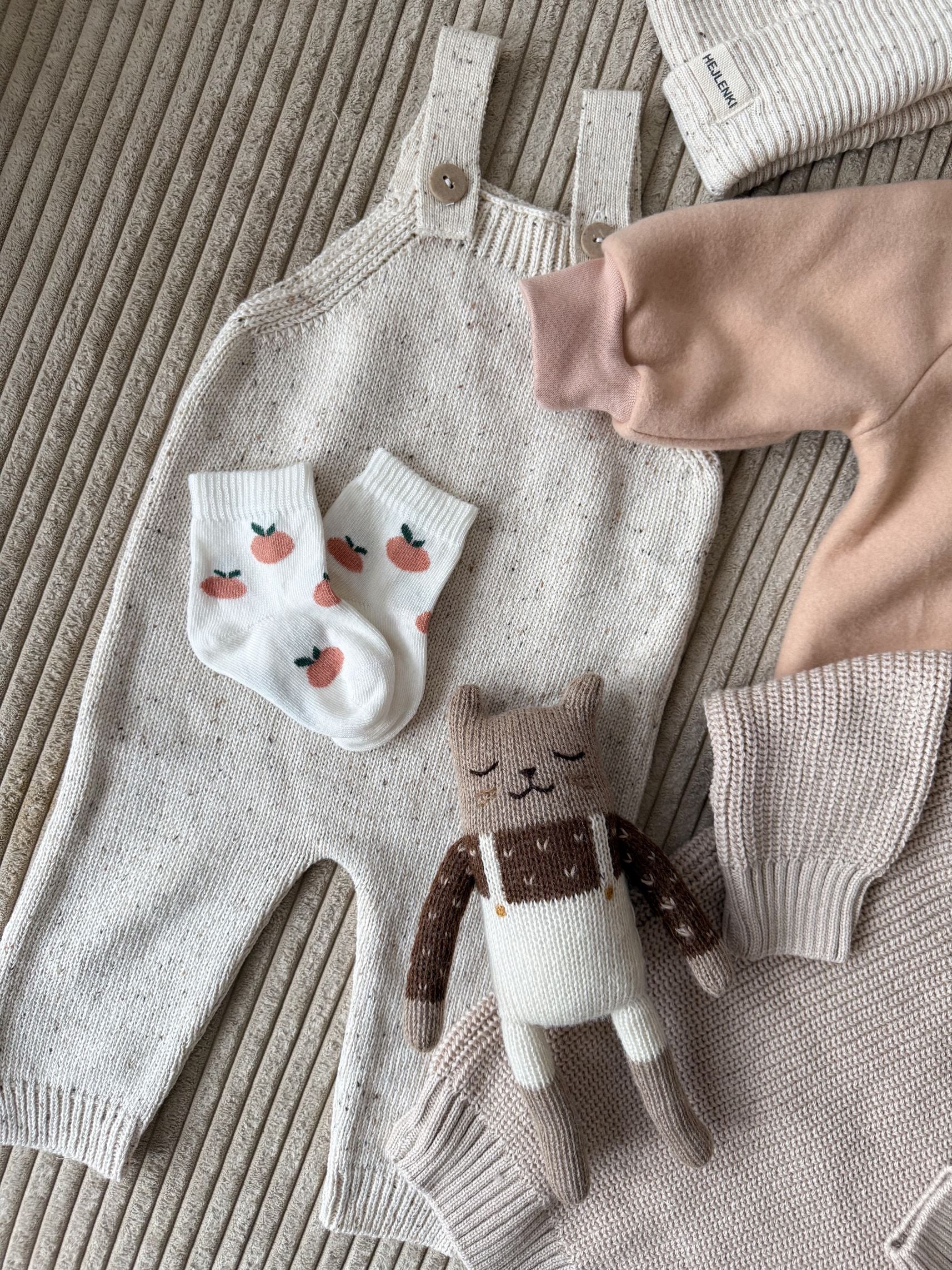 KNIT DUNGAREE ECRU SPRINKLE