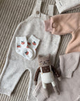 KNIT DUNGAREE ECRU SPRINKLE