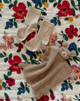 ORGANIC COTTON SOCKS BEIGE MELANGE