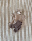 ORGANIC COTTON SOCKS BROWN MELANGE