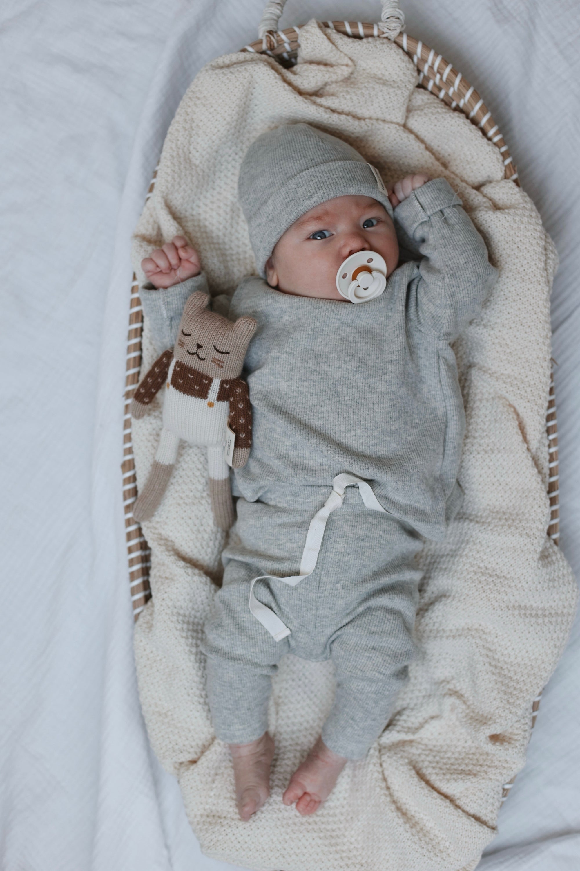 SOFT RIB LEGGINGS GREY