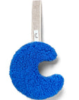 TEDDY PACIFIER CLIP MOON LAPIS BLUE