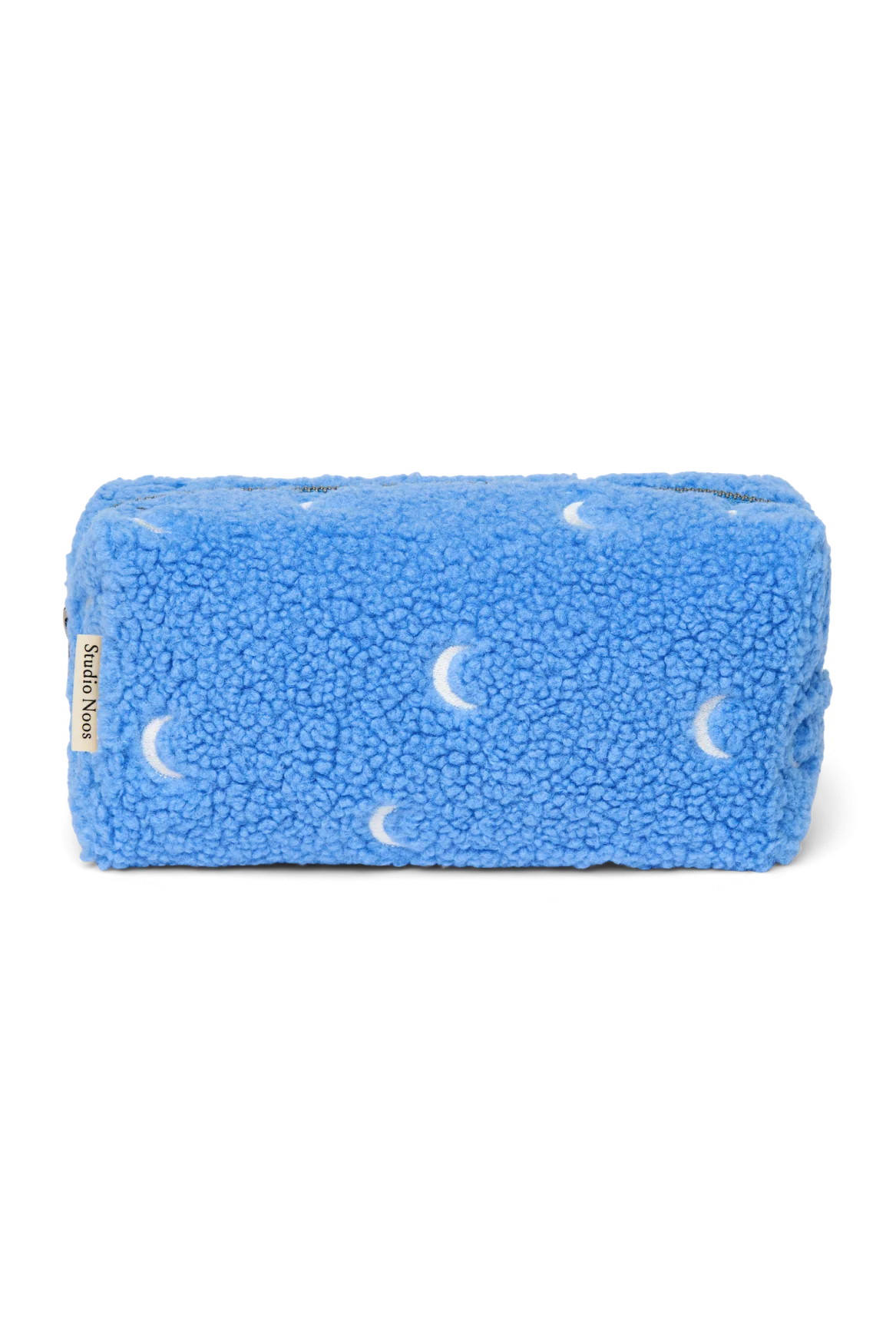 LIGHT BLUE MOON TEDDY POUCH BAG