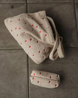 MOM BAG HEARTS TEDDY ECRU