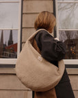 MOM BAG CROSSBODY TEDDY ECRU