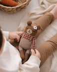 TEDDY KNIT TOY SIENNA PLAID SHIRT